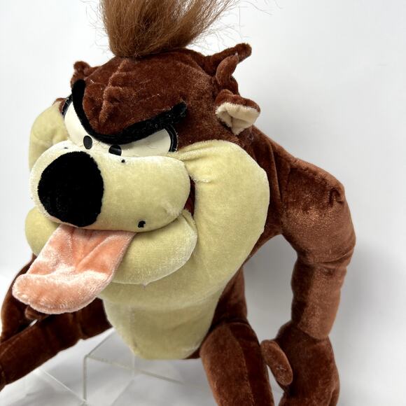 Six Flags Taz Tasmanian Devil Looney Tunes Plush Stuffed Animal Toy Kids Child - Picture 8 of 10
